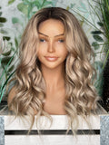 Ash Blonde frontal wig 14”