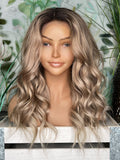 Ash Blonde frontal wig 14”