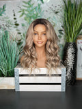 Ash Blonde frontal wig 14”