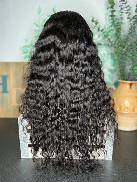 24’’ Cambodian waves/curls HD frontal heavy density