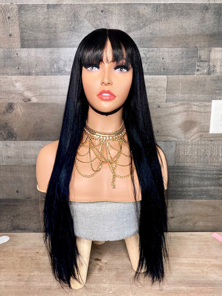 HD Lace frontal wig 26” raw indian silky straight