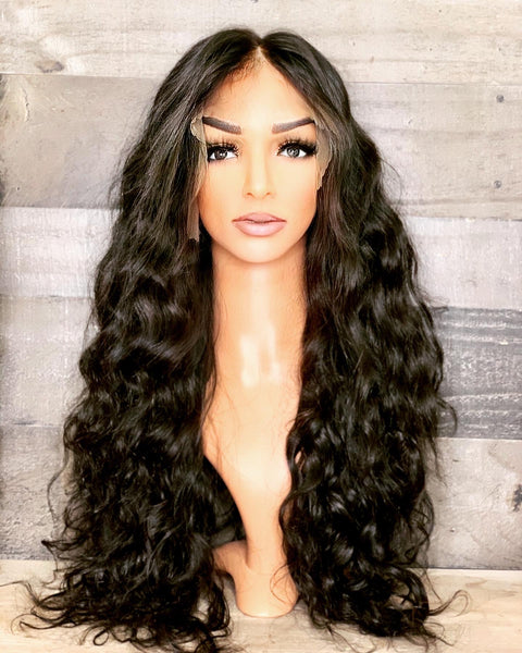 26'' Indian Wavy wig high density ready to ship