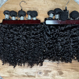 Indian Deep curly bundle set 20’’20’’20’’+HD frontal OR closure