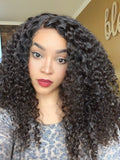 Cambodian deep curls, natural chocolate color