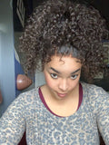 Cambodian deep curls, natural chocolate color