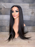 HD Lace 5x5 24” indian silky 3.5 bundle wig