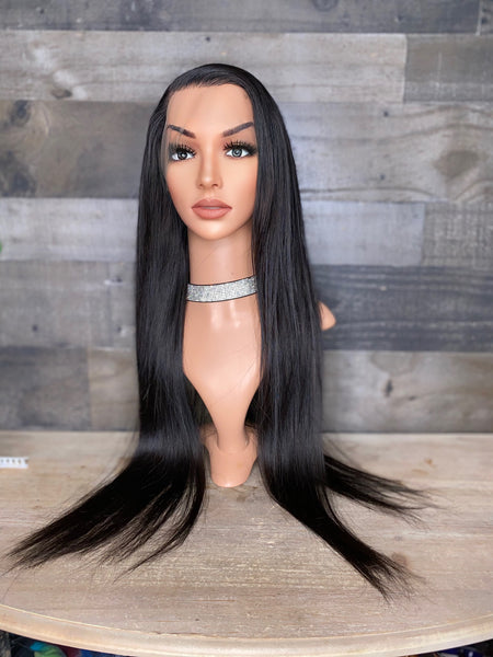 MTO 28’’ Vietnamese silky texture high density HD frontal wig