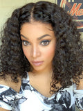 Cambodian deep curls, natural chocolate color