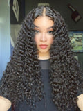 Cambodian deep curls, natural chocolate color