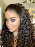 Cambodian deep curls, natural chocolate color