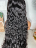 Ultra long 30'' Indian wavy wig with HD lace