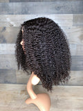 MTO Super natural looking Cambodian  kinky curly 20'' frontal wig