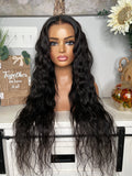 Ultra long 30'' Indian wavy wig with HD lace