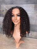 MTO Super natural looking Cambodian  kinky curly 20'' frontal wig