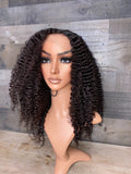 MTO Super natural looking Cambodian  kinky curly 20'' frontal wig