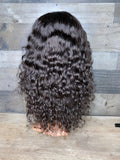 18” indian curly HD frontal wig