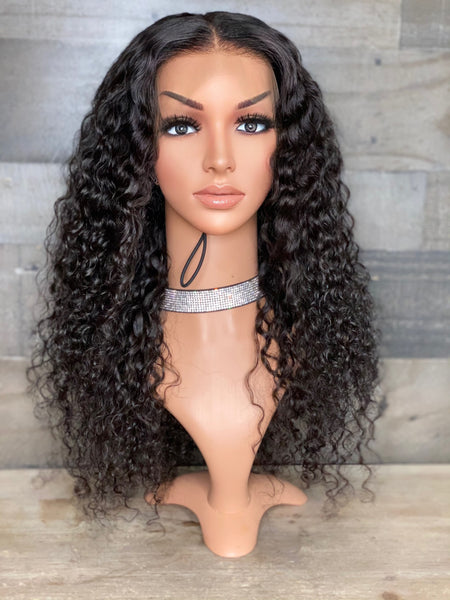 22’’ Cambodian Curly frontal wig