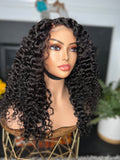 20” HD closure wig Cambodian deep curly