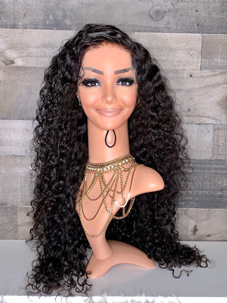 24” and 26” frontal Cambodian waves and curls high density