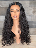 26” frontal wig Raw Indian curls 3.5 bundles