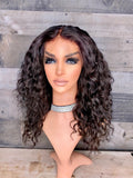 14” indian curly frontal wig