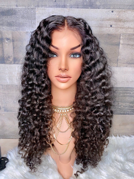 Cambodian curly wig 24”