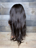 MTO 22” long layers Vietnamese str/ loose wave with HD lace 13x4 wig