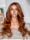 Ginger long frontal wig 24”