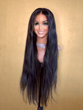 Made to order !26’’ Vietnamese silky texture high density HD frontal wig