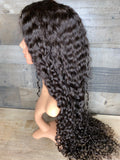 MTO 30” Cambodian curly chocolate color closure wig