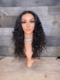 16’’ indian curly frontal wig