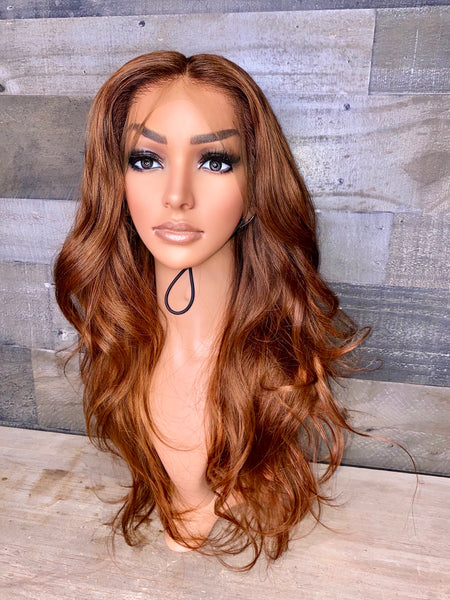 Ginger 18” frontal wig Indian silky