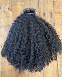 Cambodian kinky curly tape ins
