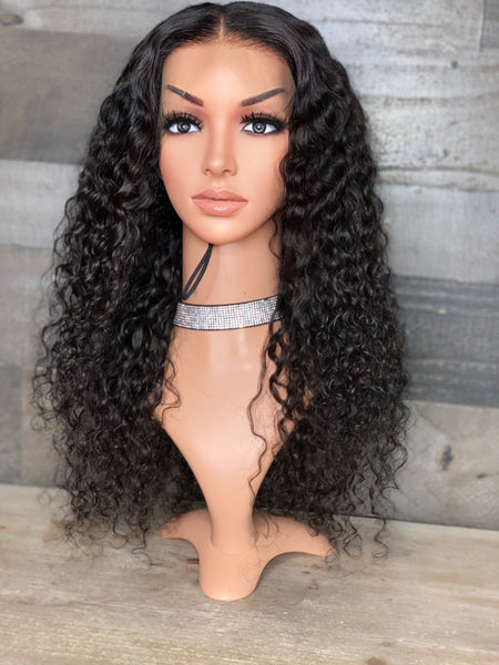 22’’ Cambodian Curly frontal wig