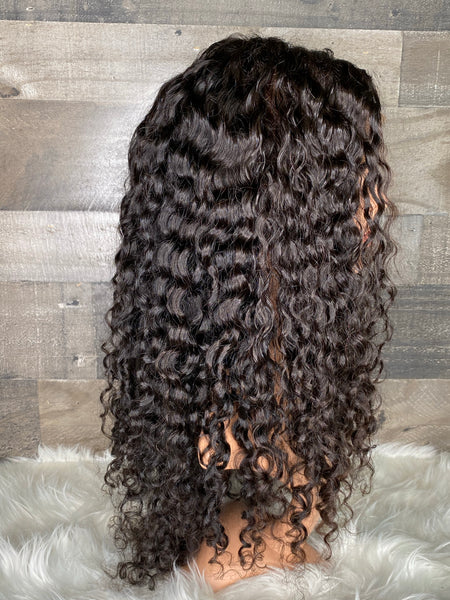 22’’ Cambodian waves & curls HD frontal wig