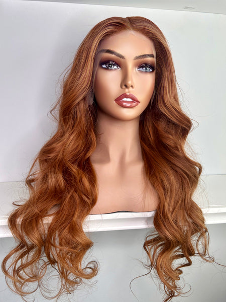 Ginger long frontal wig 24”