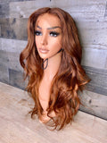Ginger 18” frontal wig Indian silky