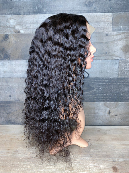 22’’ Cambodian Curly frontal wig