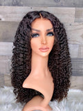 MTO Super natural looking Cambodian  kinky curly 20'' frontal wig