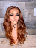 Ginger 18” frontal wig Indian silky