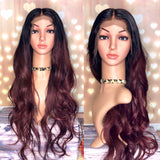 MTO 24” Vietnamese silky texture 13x6 lace frontal wig with custom color