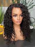 18” indian curly HD frontal wig