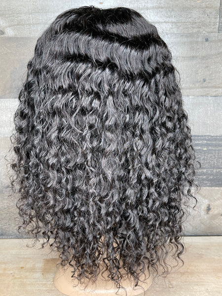 HD Lace 18” frontal Cambodian curly wig