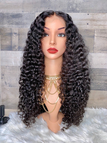 Cambodian curly wig 24”