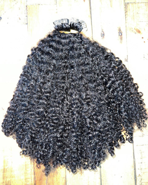 Cambodian kinky curly tape ins