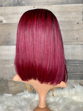 Raspberry frontal unit with dark roots 12”