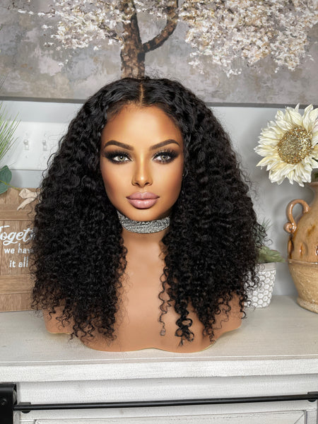 22” Cambodian deep curly HD lace