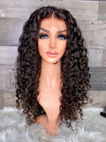 22’’ Cambodian waves & curls HD frontal wig