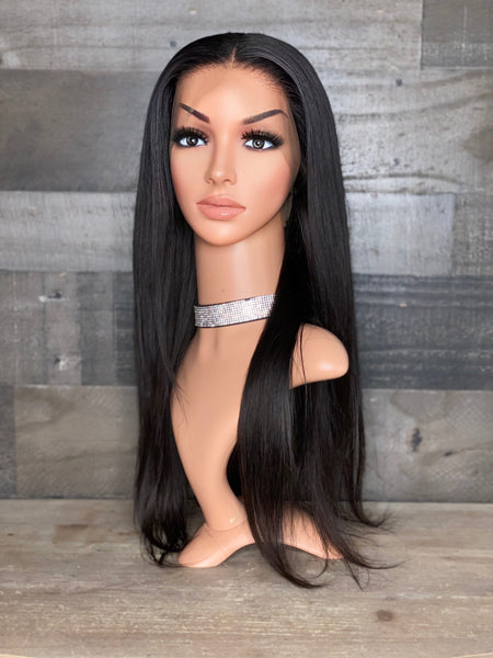 18’’ Vietnamese silky frontal wig 13X6
