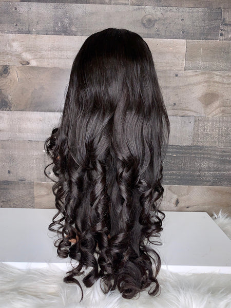 28” Indian silky frontal wig
